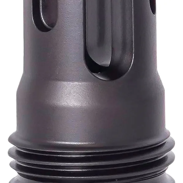 Rugged Suppressor FH014 R3 Flash Mitigation System Black with 9/16x24 LH Threads & 2.13" OAL for 7.62mm Radiant762, Surge762, Razor762 & Micro30 Suppressors