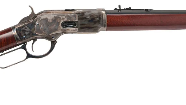 Cimarron CA271 1873 Short Full Size 38 Special 357 Mag 10+1 20" Blued Octagon Barrel, Color Case Hardened Stainless Steel Receiver, Fixed Walnut Stock, Right Hand