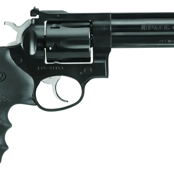 Ruger 1756 GP100  Sports South Exclusive 357 Mag 6 Shot 5" Blued Full Lug Steel Barrel, Blued Cylinder Blued Steel Frame, Black Finger Grooved Rubber Grip, Transfer Bar Safety, Exposed Hammer