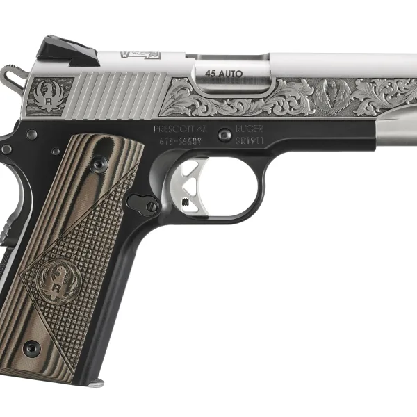 RUGER SR1911 CMDR 45ACP BROWN GRIP