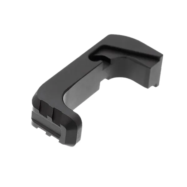Tyrant CNC TD43X48EBLK Crossover Extended Magazine Release Glock 43x/48 Black Aerospace Grade Aluminum