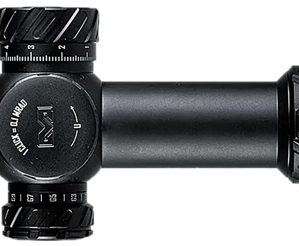Meprolight USA 901245701 MVO  Matte Black Anodized 1-8x28mm 34mm Tube, Illuminated M1 MRAD Etched Green/Red Reticle