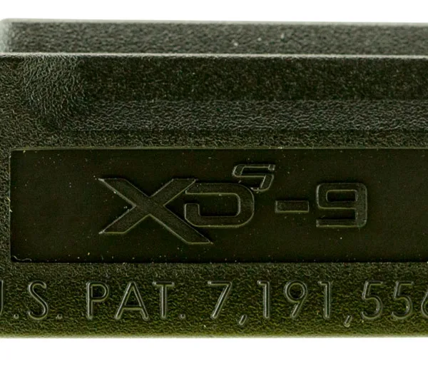 Springfield Armory XDS5902M Backstrap Sleeve  made of Polymer with Black Finish & 1 Piece Design for 9mm Luger Springfield XD-S with #2 Backstrap & 3.30"-4" Barrel