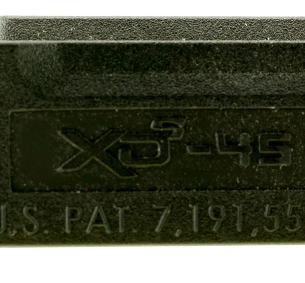 Springfield Armory XDS5002M Backstrap Sleeve  made of Polymer with Black Finish & 1 Piece Design for 45 ACP Springfield XD-S with #2 Backstrap & 3.30"-4" Barrel