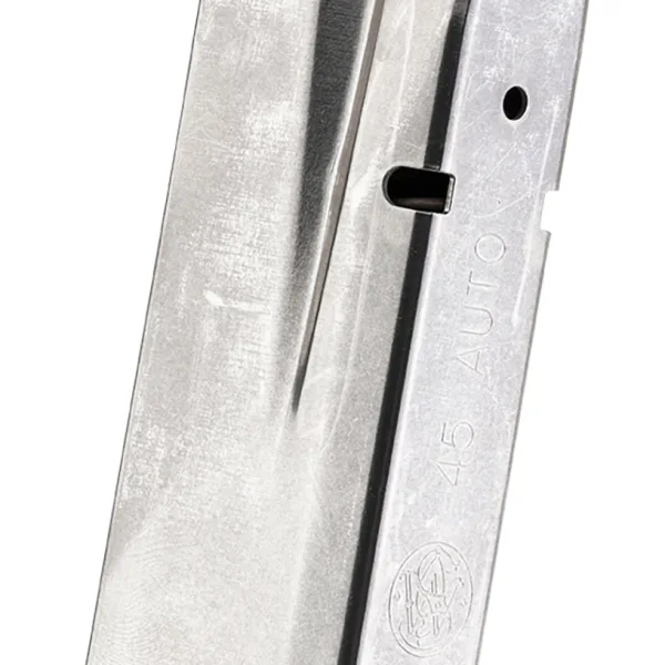 Smith & Wesson 194920000 M&P Compact 8rd 45ACP Black Base Plate Steel