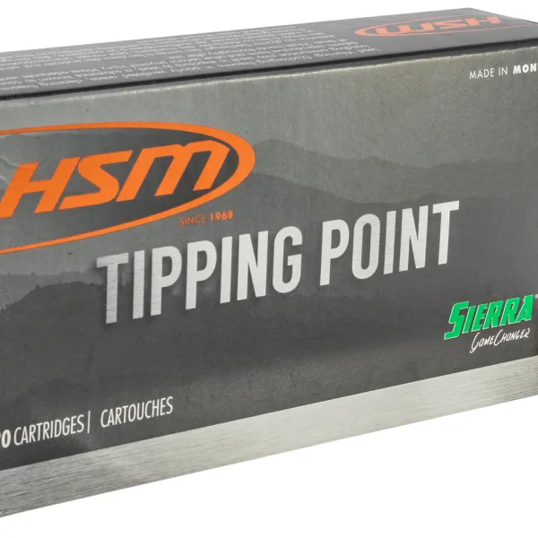 HSM 27016N Tipping Point  270 Win 140 gr Sierra GameChanger 20 Per Box/ 20 Case