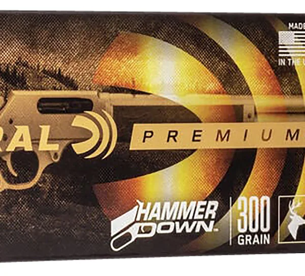 Federal LG45701 Premium HammerDown 45-70Gov 300gr Bonded Soft Point 20 Per Box/10 Case