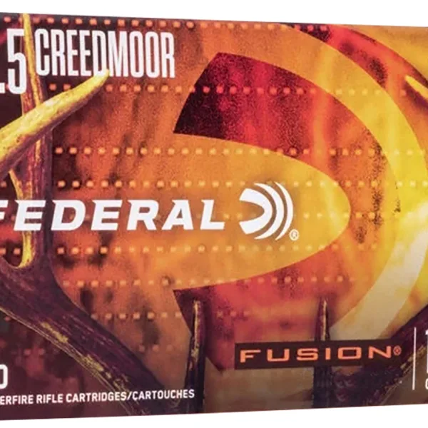 Federal F65CRDTFS1 Fusion  6.5Creedmoor 140gr Bonded Soft Point 20 Per Box/10 Case