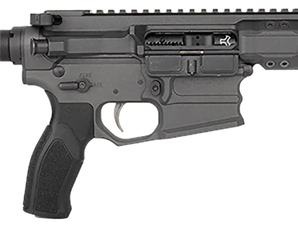 Cobalt Kinetics CKPROLITE30075CHARCOAL Pro Light  300 Blackout 7.50" Black Melonite Barrel, Charcoal Aluminum Picatinny Rail Receiver, Polymer SB Tactical SBA3 Brace, Black Polymer Grip
