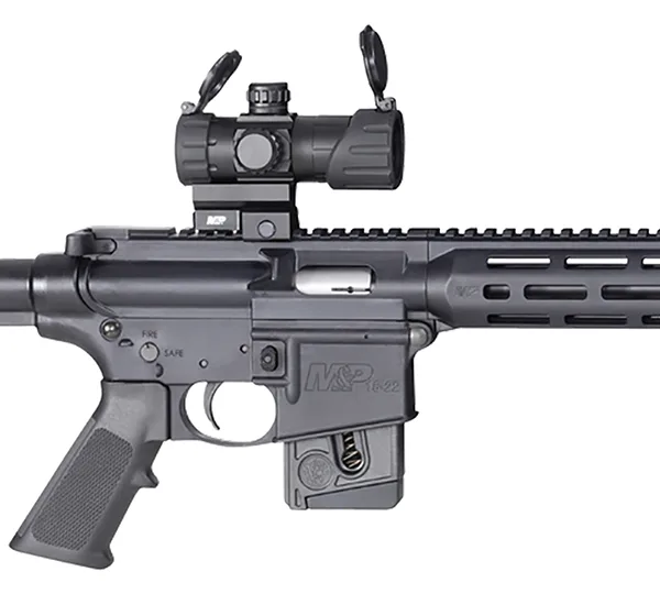 Smith & Wesson 12724 M&P15-22 Sport OR *CT, MA, MD, NJ Compliant 22 LR 16.50" 10+1 Black Fixed Black Synthetic Stock Black Polymer Grip Right Hand S&W M&P Red/Green Dot