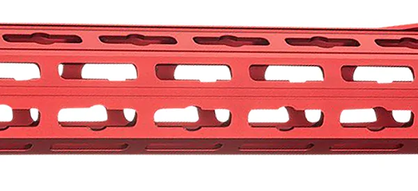 Strike Industries GRIDLOK-LITE-17-RED GridLok Lite with Quick Rail Detach System 17"L 1.57"D M-LOK Red Aluminum for AR-15