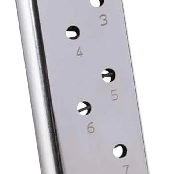 Mec-Gar MGCG4507N   7rd 45 ACP Fits Colt Govt 1911 Nickel Stainless Steel