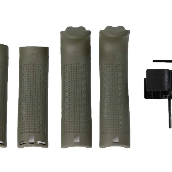 Glock 39841  Backstrap/Beavertail Set Battlefield Green Polymer