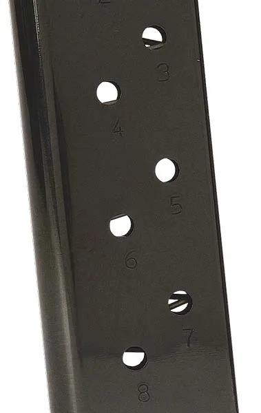 Magnum Research MAG1911458 1911  Black Detachable 8rd 45 ACP for Magnum Research 1911 C/GR/G