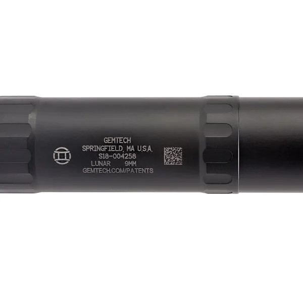 GEMTECH LUNAR-9 9MM BLACK 1/2X28 LID