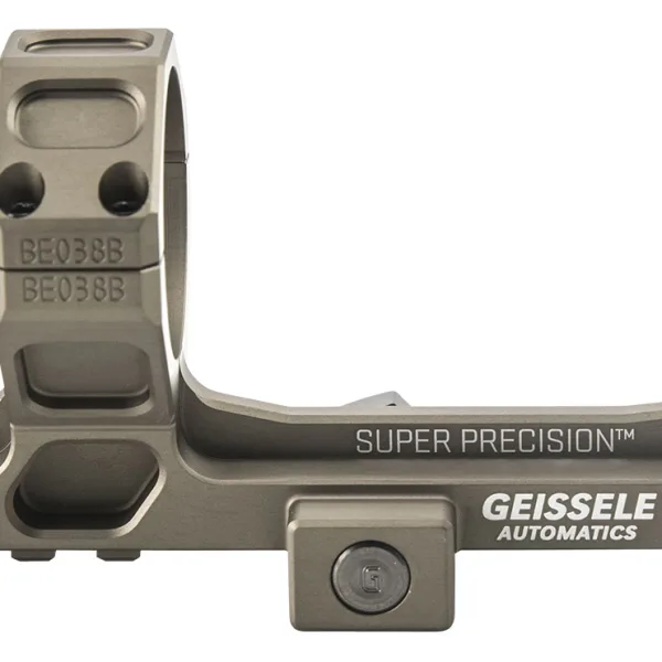 Geissele Automatics  AR15 Super Precision Scope Mount/Ring Combo Desert Dirt Color Anodized