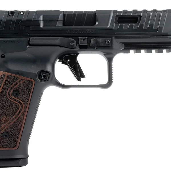 Canik HG7010R-N SFx Rival-S Full Size Frame 9mm Luger 18+1 5" Black Steel Barrel, Black Steel Optic Ready/Ported/Serrated Slide, Black Steel Frame w/Picatinny Rail, Rosewood Grip
