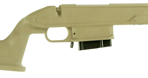 Archangel AA1500DT Precision Stock  Desert Tan Synthetic Fixed with Adjustable Cheek Riser for Weatherby Vanguard; Howa 1500