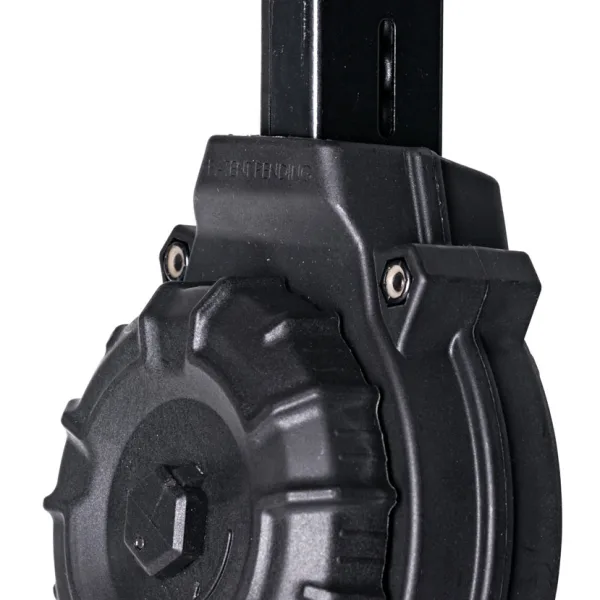ProMag DRMA10 Standard  50rd Drum 9mm Luger Fits Colt Carbine/SMG Black DuPont Zytel Polymer