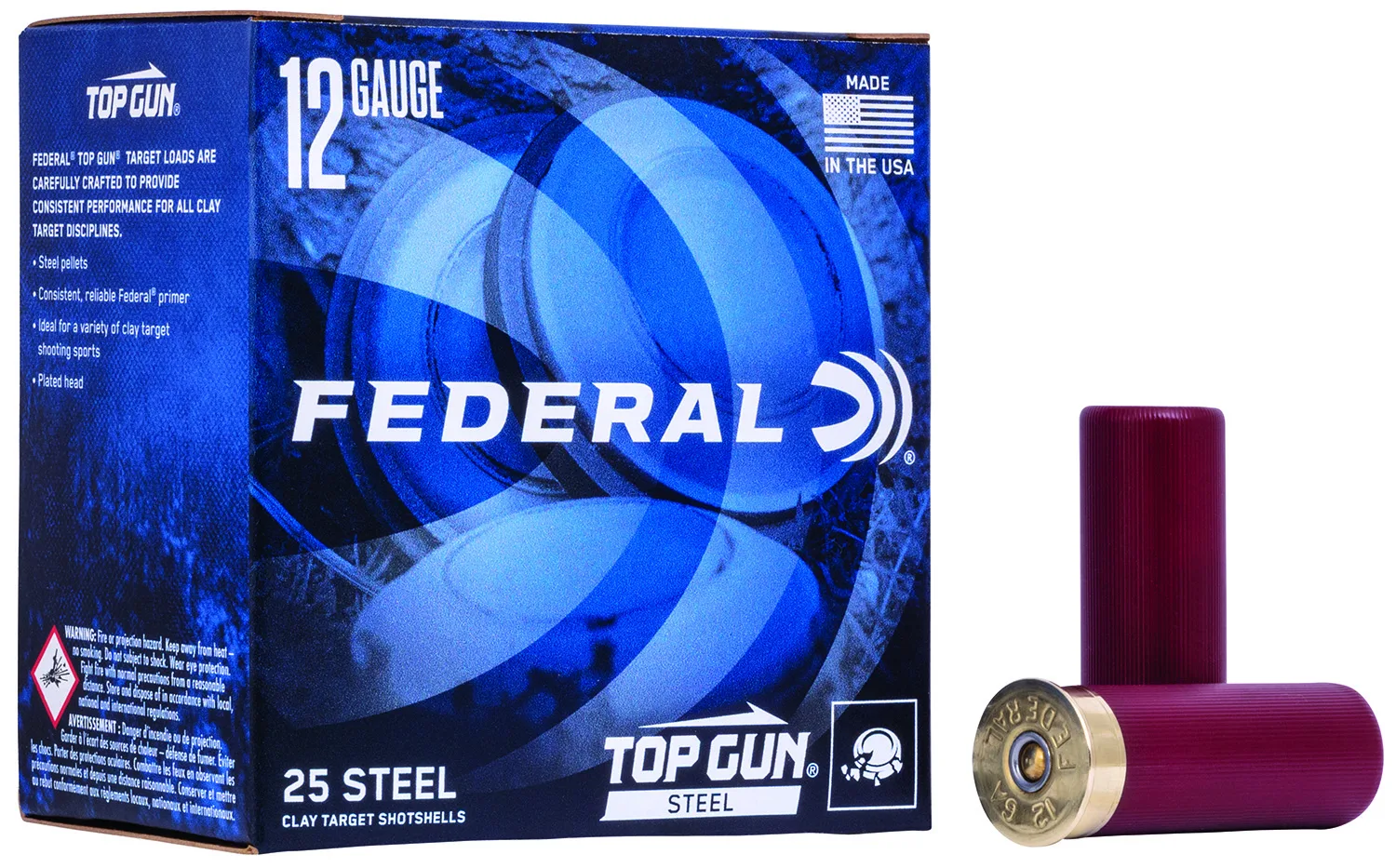Federal 12 Gauge Steel – 25rd