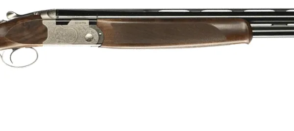Beretta USA J686S1230 686 Silver Pigeon I 12 Gauge Break Open 3" 2rd 30" Black Over/Under Vent Rib Barrel, Silver Engraved Steel Receiver, Fixed European Walnut Stock, Right Hand