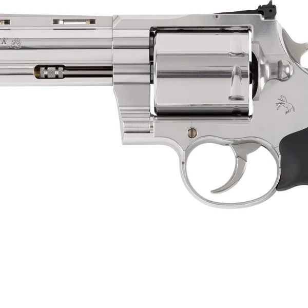 Colt Mfg KODIAKSP6RTS Kodiak  44 Mag 6 Shot 6" Stainless Steel Vent Rib Barrel, Cylinder & Frame, Exposed Hammer