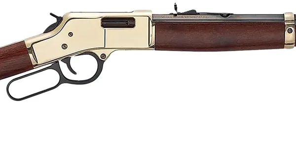 Henry H006M41 Big Boy Classic Full Size 41 Rem Mag 10+1 20" Blued Octagon Barrel, Polished Brass Receiver, American Walnut Stock Right Hand