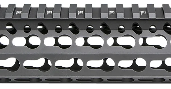 BCM KMRA10556BK KMR Alpha Handguard 10" Keymod Style Made of Aluminum with Black Anodized Finish for AR-15