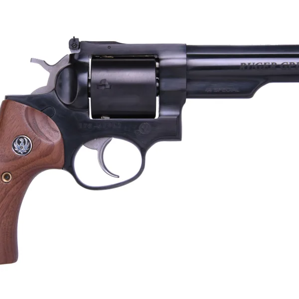 RUGER GP100 44SPC BLUE 5" HALF LUG