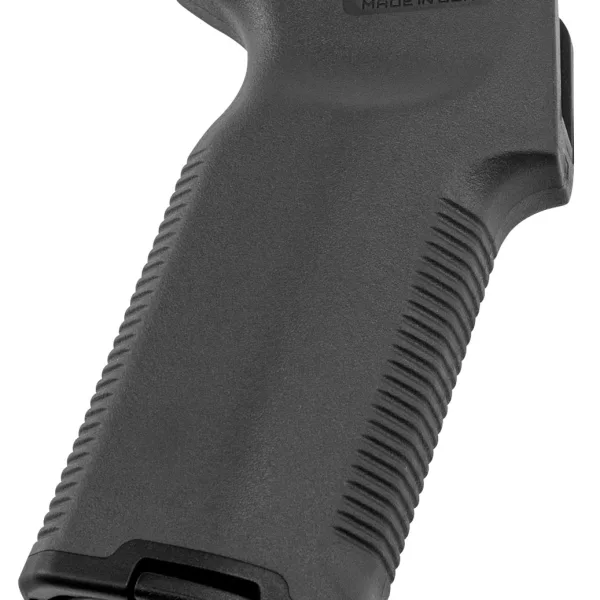 Magpul MAG532-BLK MOE-K2+ Grip Black Polymer with OverMolded Rubber Textured Finish Fits AR-15/AR-10/M4/M16/M110/SR25
