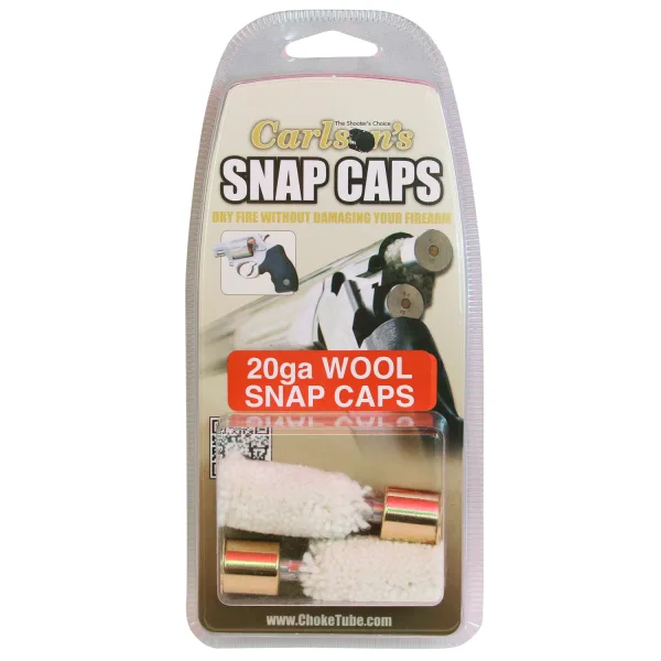 Carlson's Choke Tubes 00109 Snap Cap  20Gauge 2Pack