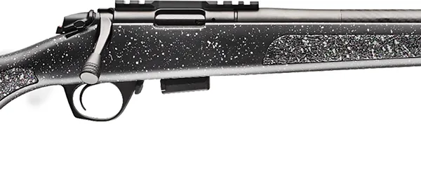 Bergara Rifles BMR002 BMR Carbon Fiber Full Size 22 LR 5+1/10+1 18" Matte Blued Carbon Fiber/Steel Threaded Barrel & Drilled & Tapped Steel Receiver, Fixed Black/Gray Speckled Synthetic Stock