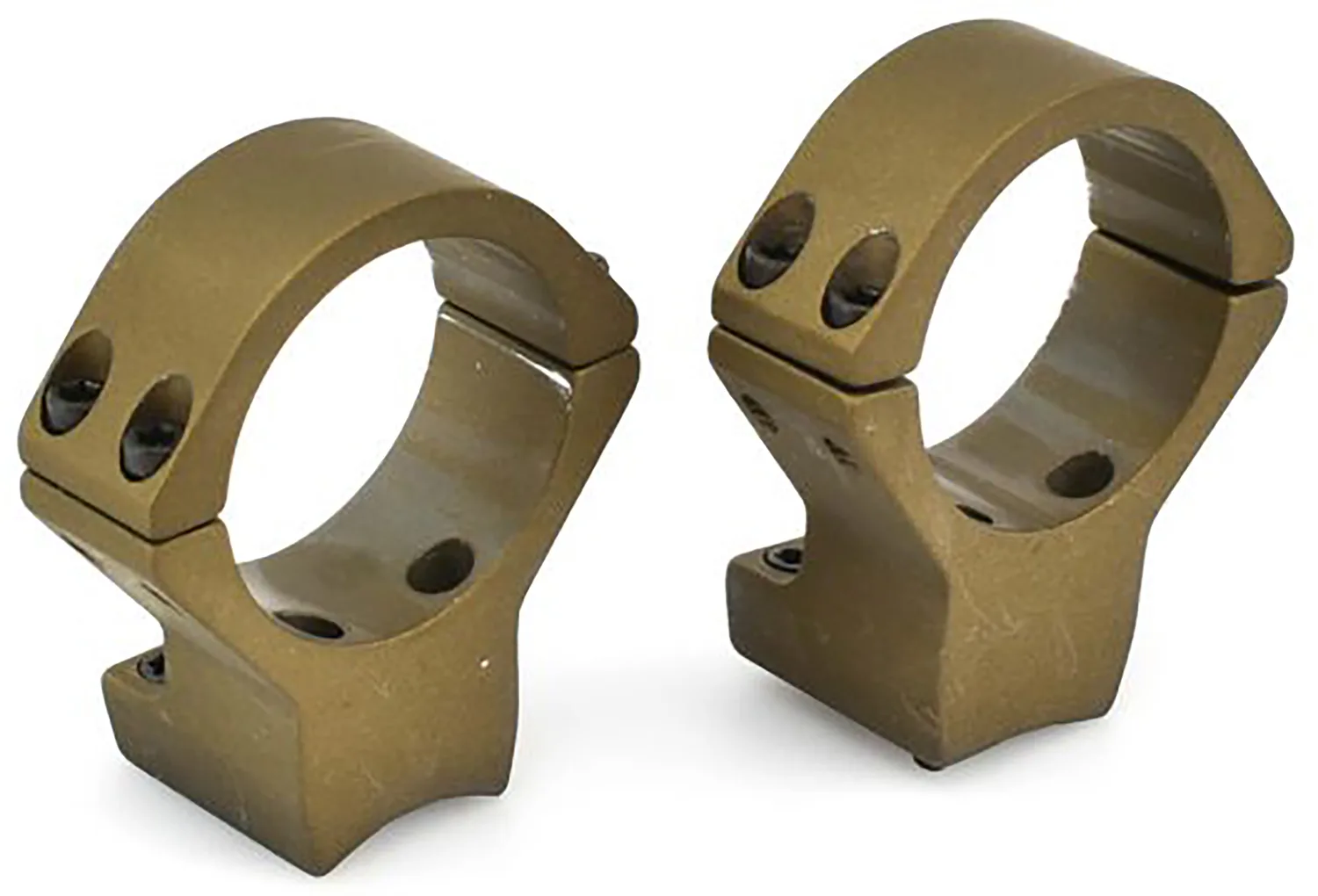 Talley HC850735 Scope Mount/Ring Combo Burnt Bronze Aluminum 34mm Tube X-Bolt High Rings 0 MOA