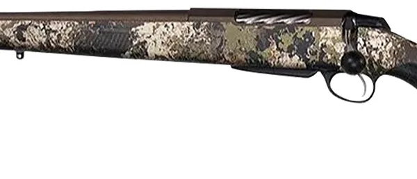 Tikka JRTXVW431R10 T3x Lite 300 Win Mag 3+1 24.30" Flute/Threaded, Midnight Bronze Cerakote Barrel/Rec, Veil Wideland Synthetic Stock, Interchangeable Grip, Muzzle Brake Left Hand