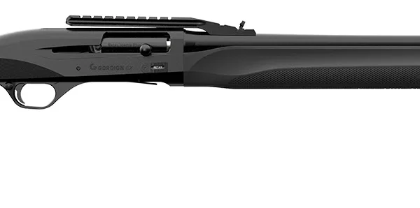Retay USA GORSLBLK24 Gordion  Slug 12 Gauge 3" 4+1 24" Black Vent Rib Barrel, Stainless Aluminum Receiver, Fixed w/Pistol Grip Black Synthetic Stock
