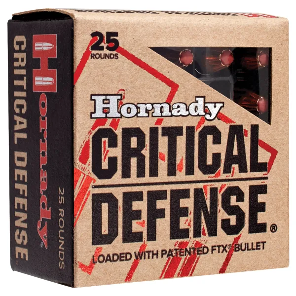 Hornady 90310 Critical Defense  38Special 110gr Hornady Flex Tip eXpanding 25 Per Box/10 Case