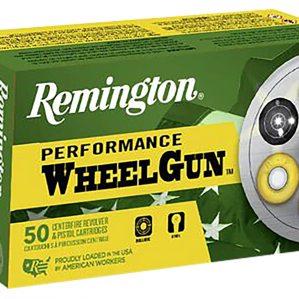 Remington Ammunition 22271 Performance WheelGun  38Special 158gr Lead Semi Wadcutter 50 Per Box/10 Case