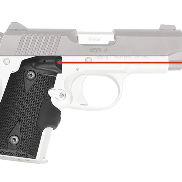 Crimson Trace 0152601 Lasergrips  Fits Kimber Micro 9, Red Laser Black Polymer