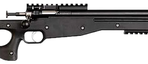 Crickett KSA2150-BLK Precision  Full Size 22 LR Single Shot 16.10" Blued Threaded Bull Barrel, Blued Crickettinny Rail Steel Receiver, Black Synthetic Adj LOP Stock