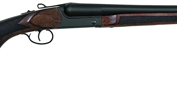 Charles Daly 930391 500 Coach 20 Gauge Break Open 3" 2rd 20" Black Side By Side Barrel, Steel Receiver, Fixed w/Pistol Grip Checkered Walnut Walnut Stock