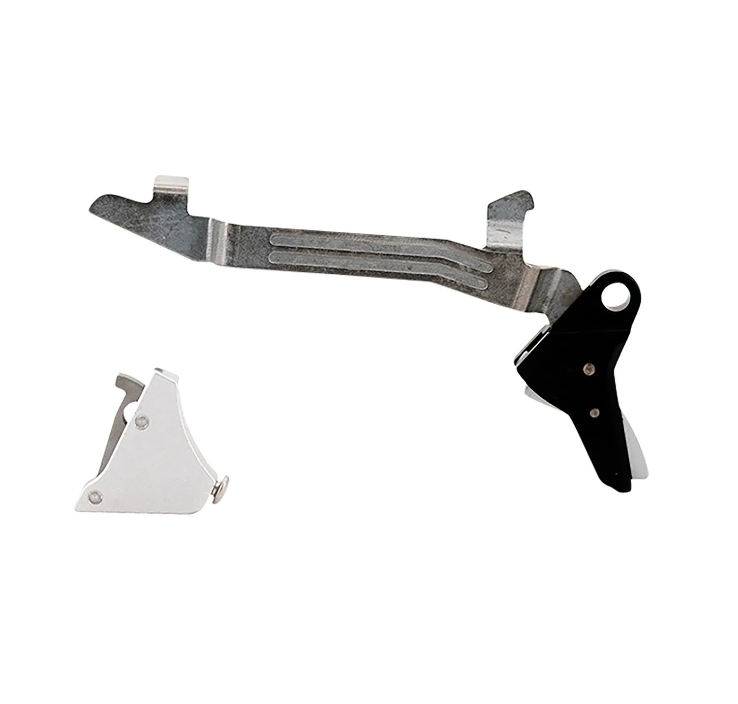 Timney Triggers ALPHAGLOCK5LARGESILVER Alpha Competition 10mm/45 ACP Silver Fits Glock 20/20MOS/21/21MOS/29/30 Gen 5 Large Frame
