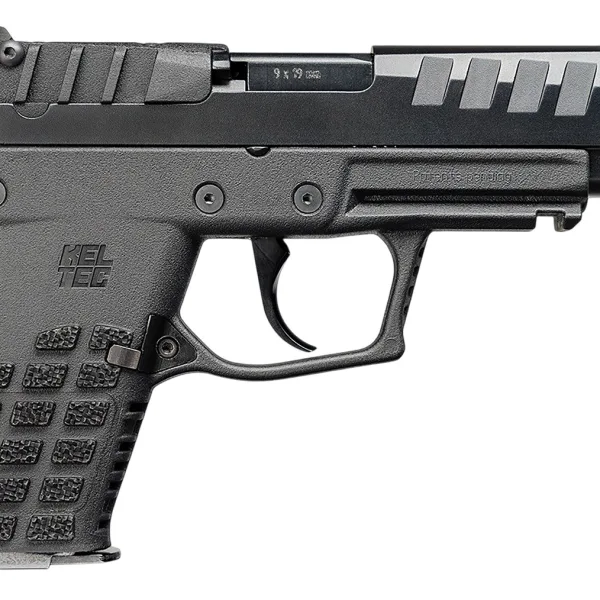 Kel-Tec P15BLKCA P15 *CA Compliant Compact Frame 9mm Luger 10+1 4" Black Steel Barrel, Black Nitride Serrated Steel Slide, Black Polymer Frame w/Picatinny Rail, Black Stippled Grip, Ambidextrous