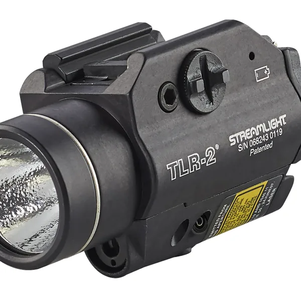 Streamlight 69120 TLR-2 Gun Light  Black Anodized 300 Lumens White C4 LED/Red Laser