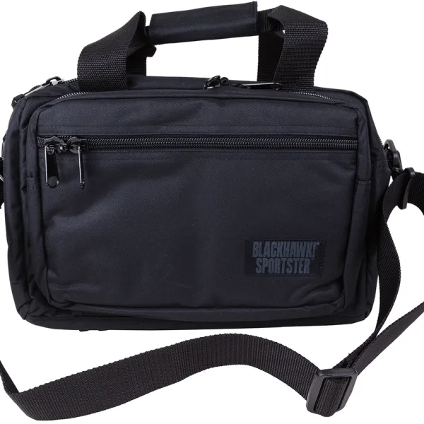 Blackhawk 74RB01BK Sportster Deluxe Black 600D Polyester Holds 2 Handguns