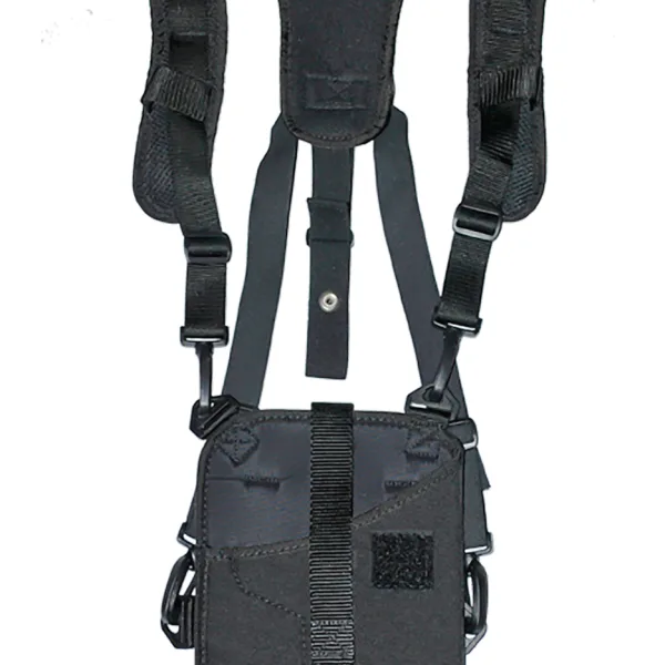 GrovTec US Inc GTHL14902R Trail Pack  Shoulder Black Nylon Harness Fits Med/Lg DA Revolver Ambidextrous