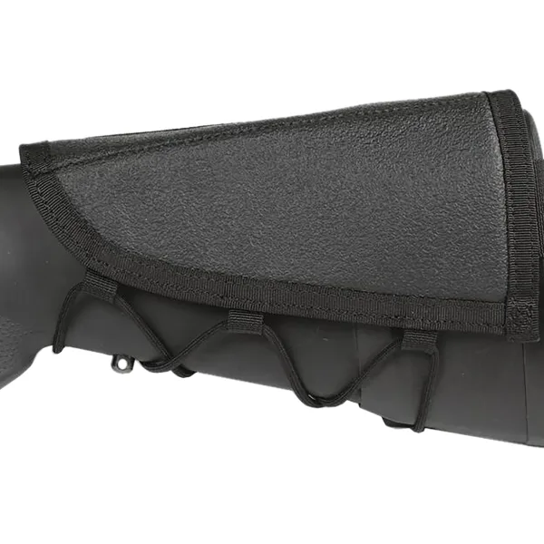 Blackhawk 90CP02BK Ammo Cheek Pad  Black Nylon 5rd Rifle Buttstock Mount