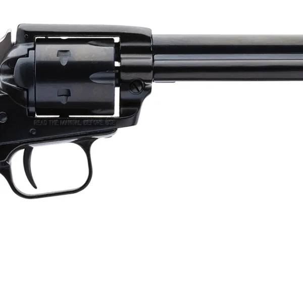 Heritage Mfg RR22B6 Rough Rider  22 LR 6 Shot, 6.50" Black Steel Barrel, Black Zinc Alloy Frame, Black Cylinder, Cocobolo Grip, Hammer/Thumb Safety, Exposed Hammer