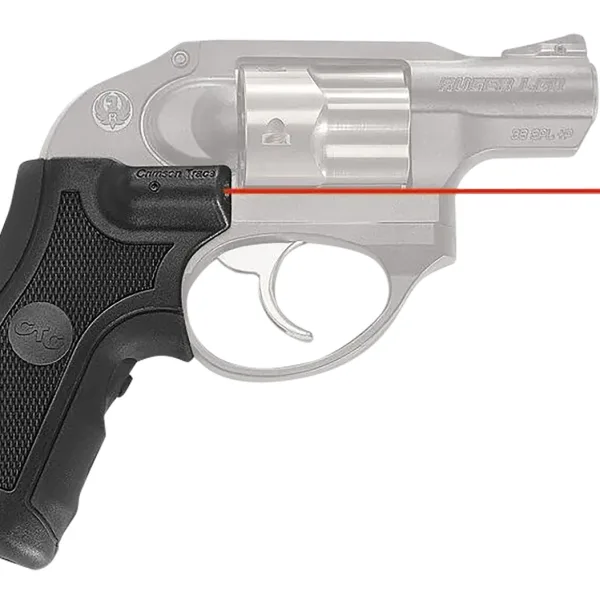 Crimson Trace 0143301 Lasergrips  Fits Ruger LCR/LCRx, Red Laser Black Polymer