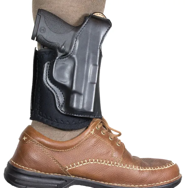 DeSantis Gunhide 014PC8JZ0 Die Hard Rig  Ankle Tan Leather/Sheepskin Fits Sig P365 Fits Sig P365 SAS Right Hand