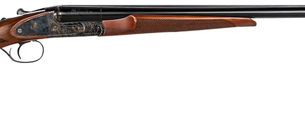 CZ-USA 06407 Sharp-Tail  410 Gauge 3" 2rd 28" Black Hard Chrome Side-by-Side Barrel, Color Case Hardened Metal Finish, Turkish Walnut Stock Includes IC & M Chokes
